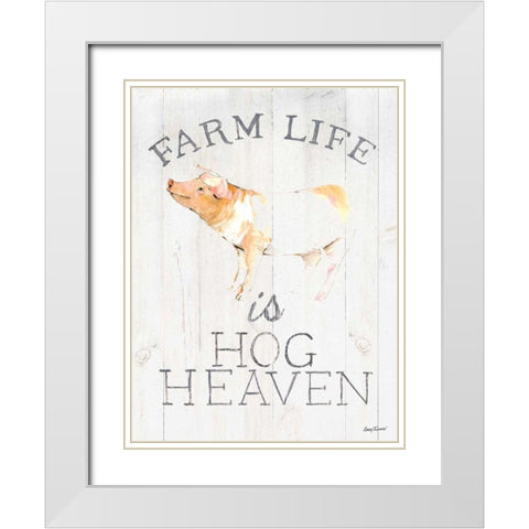 Farm Life wood White Modern Wood Framed Art Print with Double Matting by Tillmon, Avery