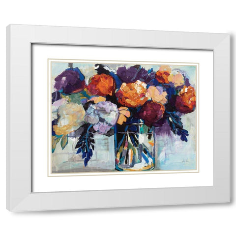 Birthday Celebration Crop Autumn White Modern Wood Framed Art Print with Double Matting by Vertentes, Jeanette