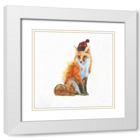 Into the Woods IV in Style White Modern Wood Framed Art Print with Double Matting by Adams, Emily