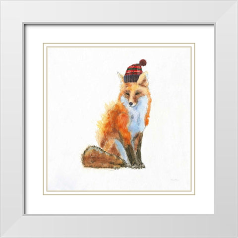 Into the Woods IV in Style White Modern Wood Framed Art Print with Double Matting by Adams, Emily