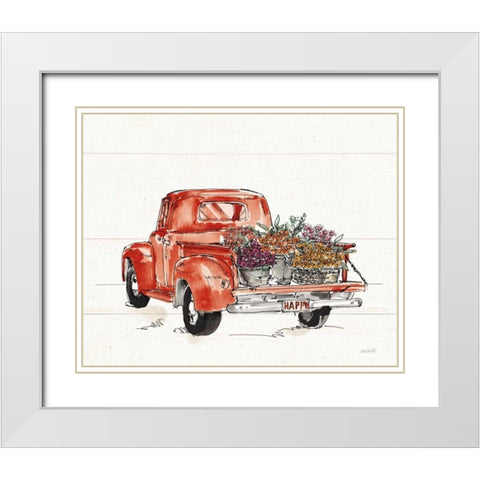 Modern Farmhouse IX Red No Words White Modern Wood Framed Art Print with Double Matting by Tavoletti, Anne