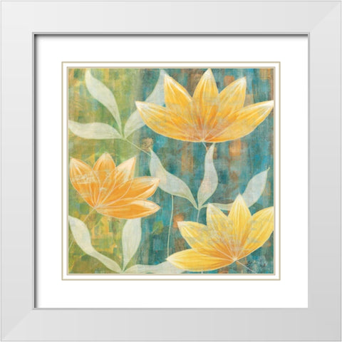 Waitin for summer White Modern Wood Framed Art Print with Double Matting by Adams, Sarah
