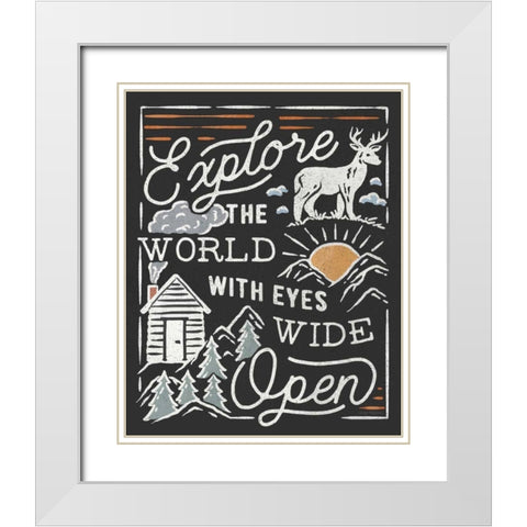 Adventurous IV Black White Modern Wood Framed Art Print with Double Matting by Marshall, Laura