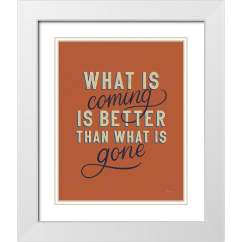 Everyday Sentiment II White Modern Wood Framed Art Print with Double Matting by Thorns, Becky