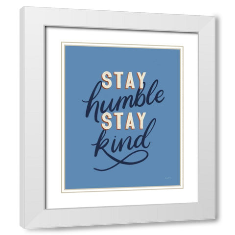 Everyday Sentiment III White Modern Wood Framed Art Print with Double Matting by Thorns, Becky