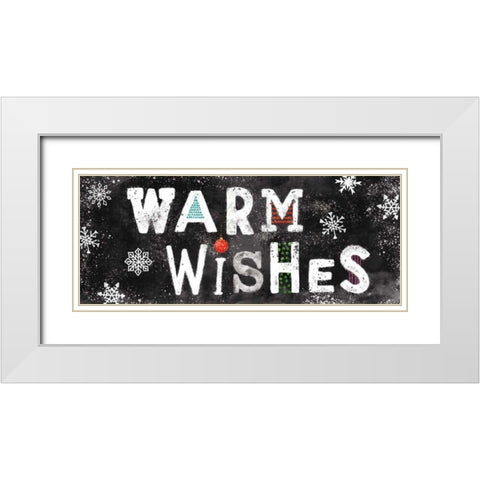 Festive Forest IV Black White Modern Wood Framed Art Print with Double Matting by Charron, Veronique