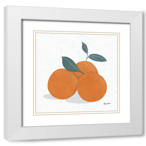Fruity Cocktails VI White Modern Wood Framed Art Print with Double Matting by Thorns, Becky