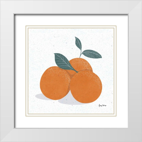 Fruity Cocktails VI White Modern Wood Framed Art Print with Double Matting by Thorns, Becky