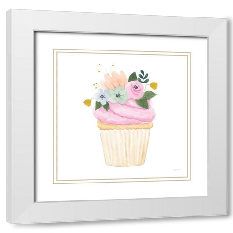 Lets Chase Rainbows XXI White Modern Wood Framed Art Print with Double Matting by Jackson, Jenaya