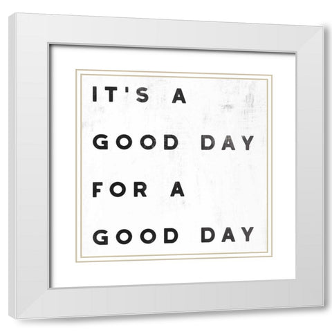 Lovely Home II White White Modern Wood Framed Art Print with Double Matting by Wild Apple Portfolio