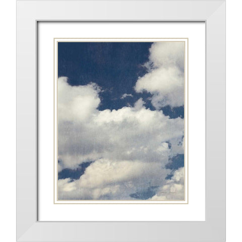 Autumn Clouds White Modern Wood Framed Art Print with Double Matting by Gendreau, Katherine