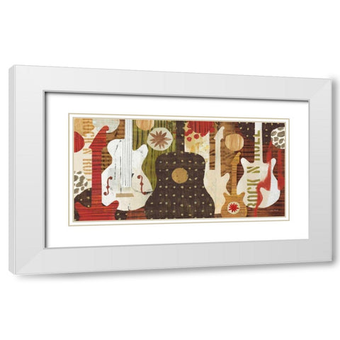 Rock and Roll Fantasy White Modern Wood Framed Art Print with Double Matting by Mullan, Michael