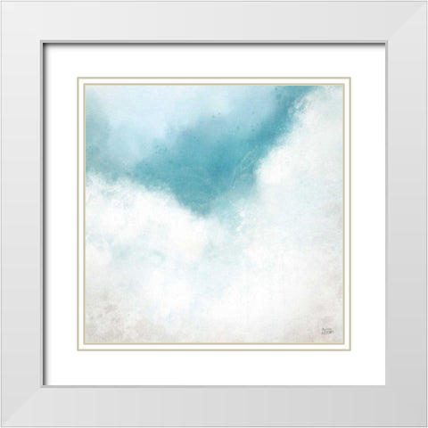Cloudscape I White Modern Wood Framed Art Print with Double Matting by Averinos, Melissa