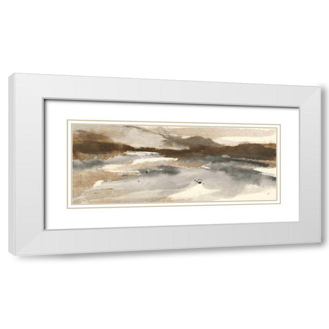 Imagine II White Modern Wood Framed Art Print with Double Matting by Paschke, Chris