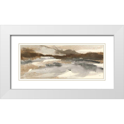 Imagine II White Modern Wood Framed Art Print with Double Matting by Paschke, Chris