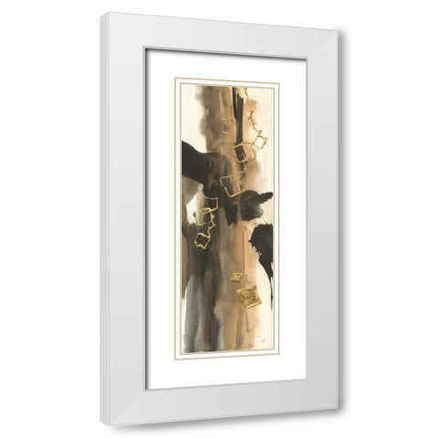 Smoke and Mirrors II White Modern Wood Framed Art Print with Double Matting by Paschke, Chris