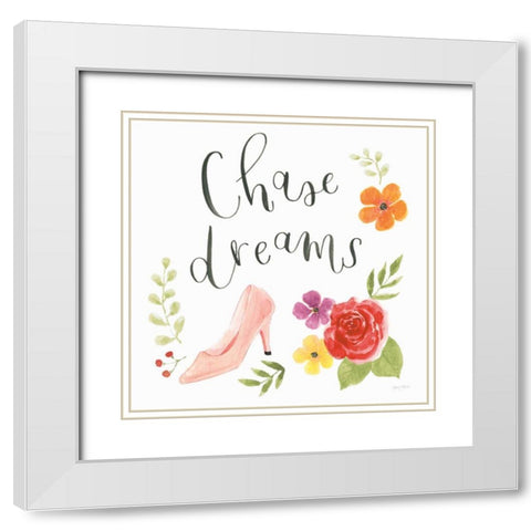 Chase Dreams I Autumn White Modern Wood Framed Art Print with Double Matting by Jackson, Jenaya