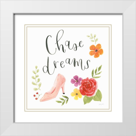 Chase Dreams I Autumn White Modern Wood Framed Art Print with Double Matting by Jackson, Jenaya