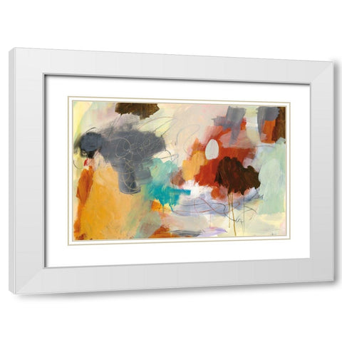 Hardy I White Modern Wood Framed Art Print with Double Matting by Urban, Mary