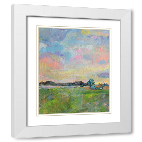 The Farmhouse White Modern Wood Framed Art Print with Double Matting by Vertentes, Jeanette