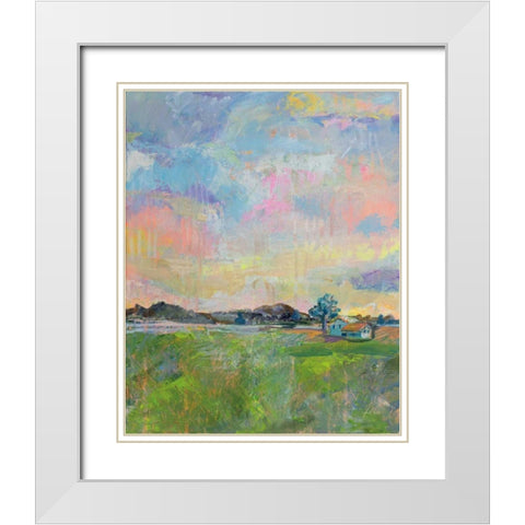 The Farmhouse White Modern Wood Framed Art Print with Double Matting by Vertentes, Jeanette