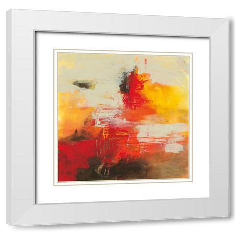 Change of Season White Modern Wood Framed Art Print with Double Matting by Griggs, Jan