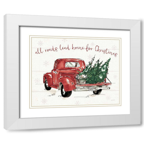 Modern Farmhouse IX Christmas Dark White Modern Wood Framed Art Print with Double Matting by Tavoletti, Anne