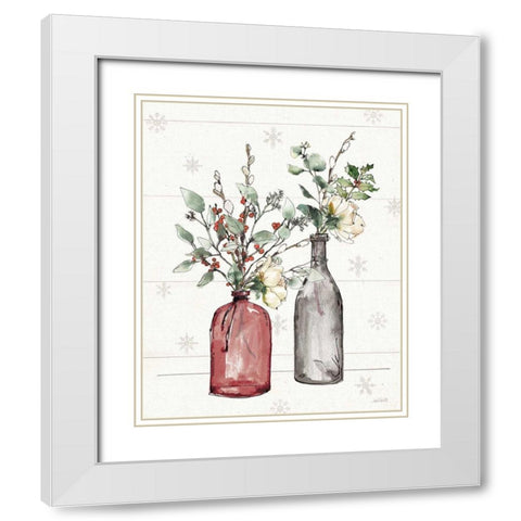 Modern Farmhouse II Christmas Dark White Modern Wood Framed Art Print with Double Matting by Tavoletti, Anne