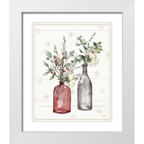 Modern Farmhouse II Christmas Dark White Modern Wood Framed Art Print with Double Matting by Tavoletti, Anne
