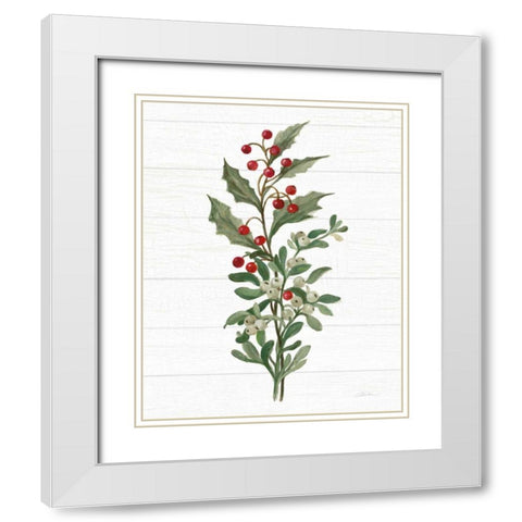 Christmas Moments V No Banner White White Modern Wood Framed Art Print with Double Matting by Vassileva, Silvia