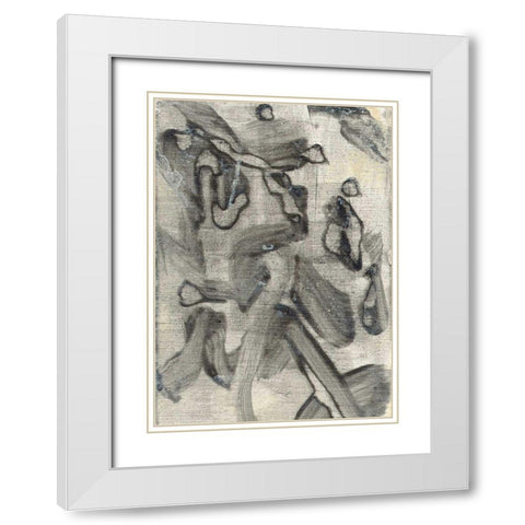 Tolkens of Today V White Modern Wood Framed Art Print with Double Matting by Rhue, Piper
