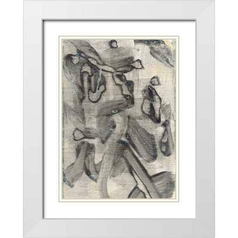 Tolkens of Today V White Modern Wood Framed Art Print with Double Matting by Rhue, Piper