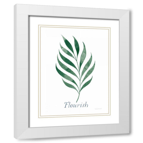 Botanic Inspiration I White Modern Wood Framed Art Print with Double Matting by Snowdon, Alexandra