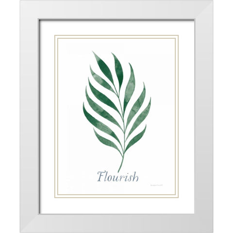 Botanic Inspiration I White Modern Wood Framed Art Print with Double Matting by Snowdon, Alexandra