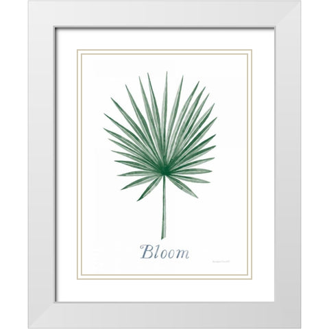 Botanic Inspiration II White Modern Wood Framed Art Print with Double Matting by Snowdon, Alexandra