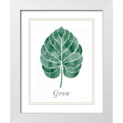 Botanic Inspiration III White Modern Wood Framed Art Print with Double Matting by Snowdon, Alexandra