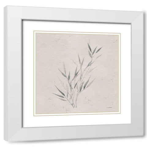 Soft Summer Sketches III Sq White Modern Wood Framed Art Print with Double Matting by Wiens, James