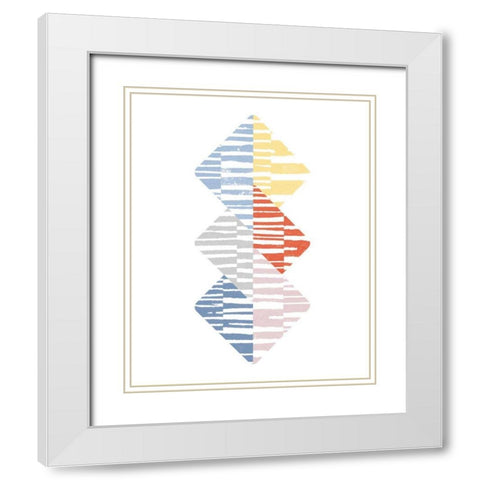 Meditate II Bright White Modern Wood Framed Art Print with Double Matting by Hershey, Moira