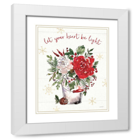 Lighthearted Holiday II White Modern Wood Framed Art Print with Double Matting by Tavoletti, Anne