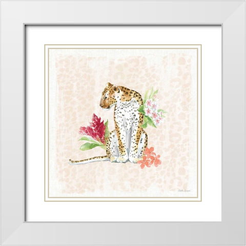 From the Jungle VII White Modern Wood Framed Art Print with Double Matting by Grove, Beth