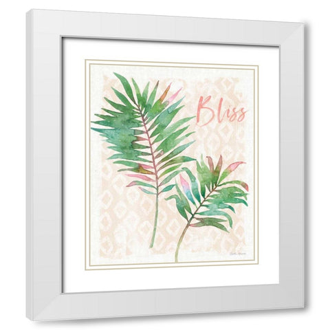 From the Jungle IX White Modern Wood Framed Art Print with Double Matting by Grove, Beth