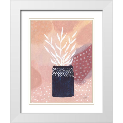 Sweet Love I White Modern Wood Framed Art Print with Double Matting by Mack, Lynn