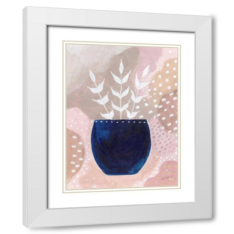 Sweet Love II White Modern Wood Framed Art Print with Double Matting by Mack, Lynn