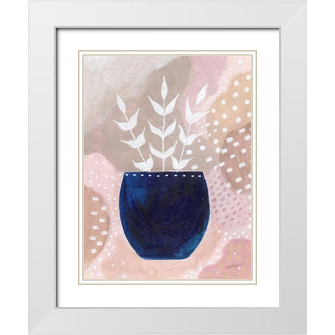 Sweet Love II White Modern Wood Framed Art Print with Double Matting by Mack, Lynn