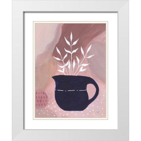 Sweet Love III White Modern Wood Framed Art Print with Double Matting by Mack, Lynn