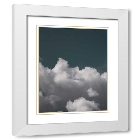 Clouds I Crop I White Modern Wood Framed Art Print with Double Matting by Eichman, Andre