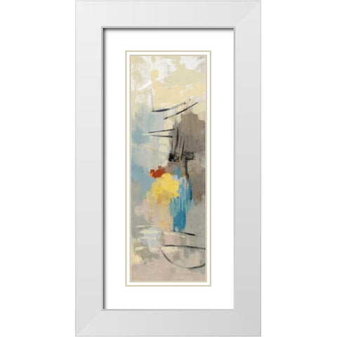 Sail Away II White Modern Wood Framed Art Print with Double Matting by Vassileva, Silvia