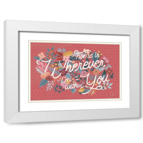 Love Letters I White Modern Wood Framed Art Print with Double Matting by Marshall, Laura