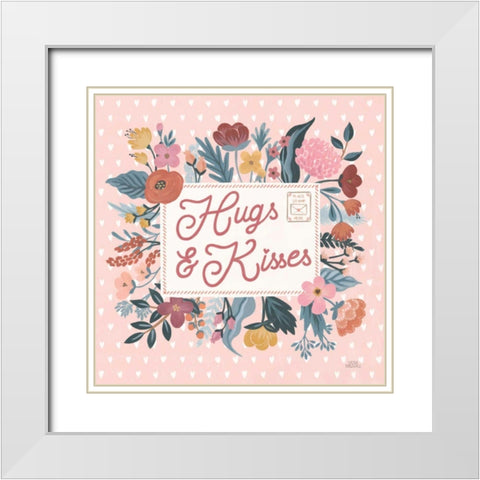 Love Letters VI White Modern Wood Framed Art Print with Double Matting by Marshall, Laura