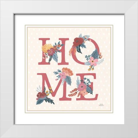 Love Letters IX White Modern Wood Framed Art Print with Double Matting by Marshall, Laura